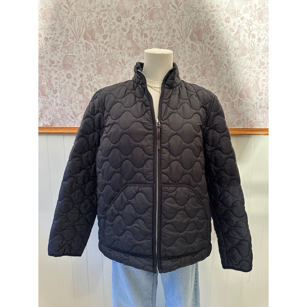Vintage GAP 2004 Black Quilted Jacket – Size Large - Picture 2 of 8